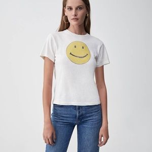 Re/done Smiley Shirt